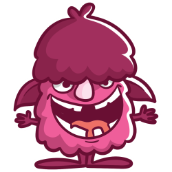 Autocollant Petit Monstre 8