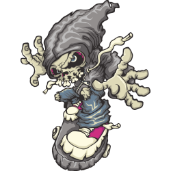 Autocollant Skull Skate