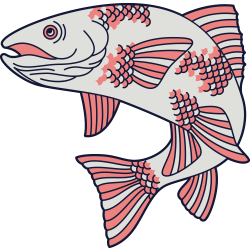 Autocollant Poisson 2 1