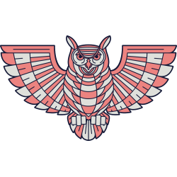 Autocollant Chouette