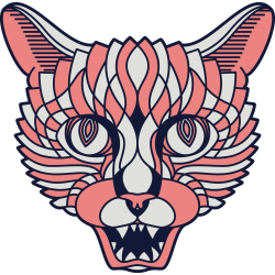 Autocollant Chat 2 1