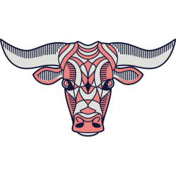 Autocollant Taureau 1