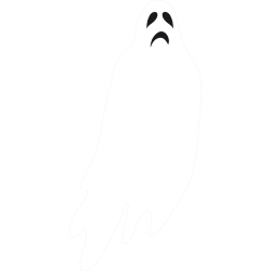 Autocollant Halloween Fantôme 2