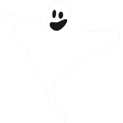 Autocollant Halloween Fantôme 3