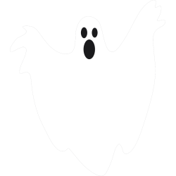 Autocollant Halloween Fantôme 4