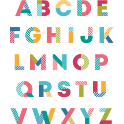 Autocollant Kit Alphabet Moderne