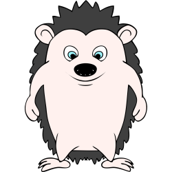 Autocollant Hérisson Enfant