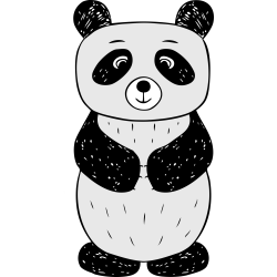 Autocollant Panda Enfant