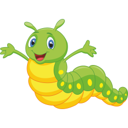 Autocollant Chenille Enfant