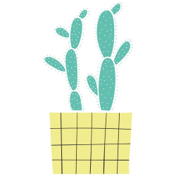 Autocollant Plante Et Cactus 2