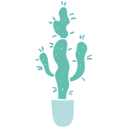 Autocollant Plante Et Cactus 14