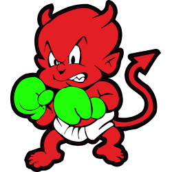 autocollant petit diable