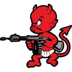 autocollant petit diable