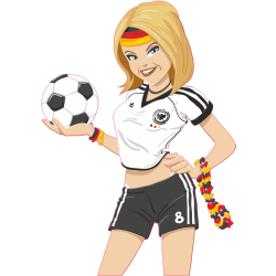 Sticker foot Euro 2008 allemagne