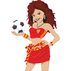 Sticker foot Euro 2008 espagne