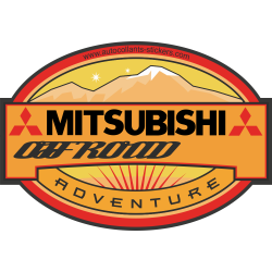 Autocollant Deco 4x4 Mitsubishi