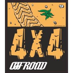 Autocollant 4x4 Off Road