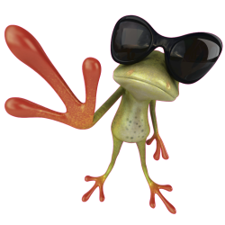 Autocollant Grenouille Men In Black