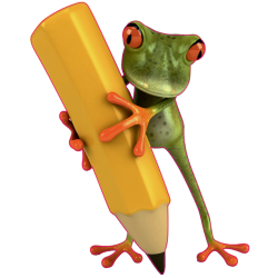 Autocollant Grenouille 4