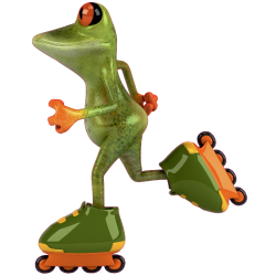 Autocollant Grenouille 12