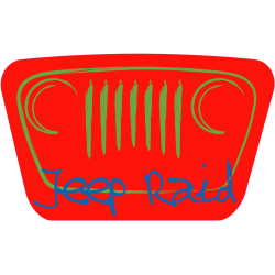 Autocollant Jeep Raid 1