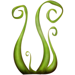 Stickers enfants Plante verte