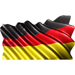 Autocollant Drapeau Allemagne