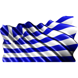 Autocollant Drapeau Grece