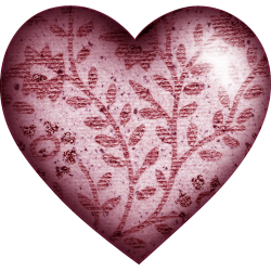 Stickers enfants Coeur avec plante