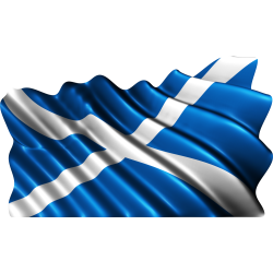 Autocollant Drapeau Ecosse