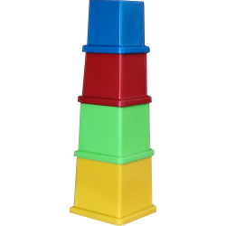 Stickers enfants cubes couleurs