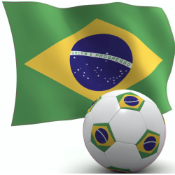 Autocollant Bresil foot