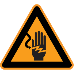 Panneau Danger Risque d'électrocution