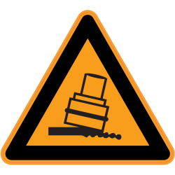 Panneau Danger Risque de basculement