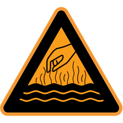 Panneau Danger Surface très chaude