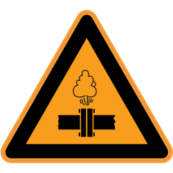 Panneau Danger Vapeur chaude
