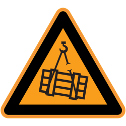 Panneau Danger Charges suspendues