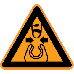 Panneau Danger Doigt de pincement