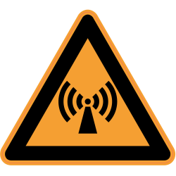 Panneau Danger Champs électromagnétique