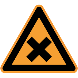 Panneau Danger Produits nocifs 2