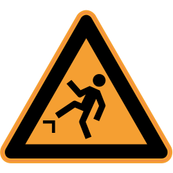 Panneau Danger Risque de chute 3