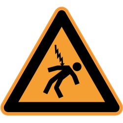 Panneau Danger Risque d'électrisation