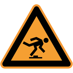 Panneau Danger Risque de trébucher