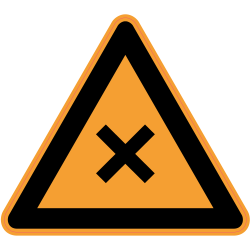 Panneau Danger Produits nocifs