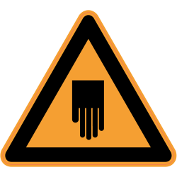 Panneau Danger Port de gants de sécurité obligatoire