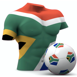 Autocollant Foot Afrique du sud