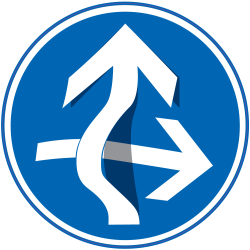 Panneau Obligation Croisement