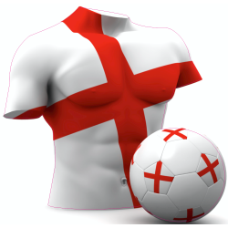 Autocollant Foot Angleterre