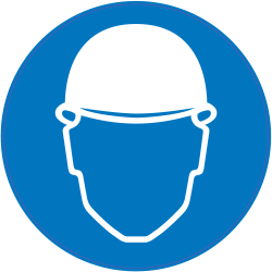 Panneau Obligation Porter casque de sécurité