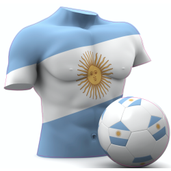 Autocollant Foot Argentine